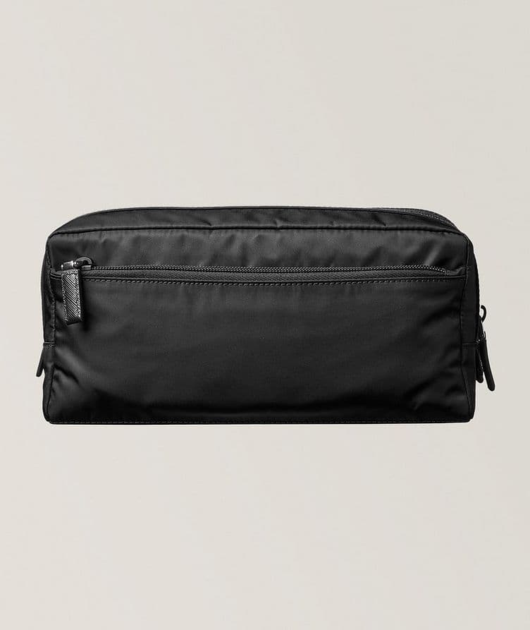 Re-Nylon & Saffiano Leather Toiletry Bag  image 1