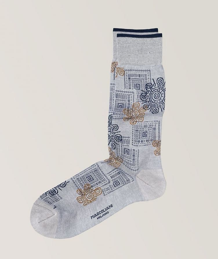 Chaussettes en mélange de coton à motif image 0