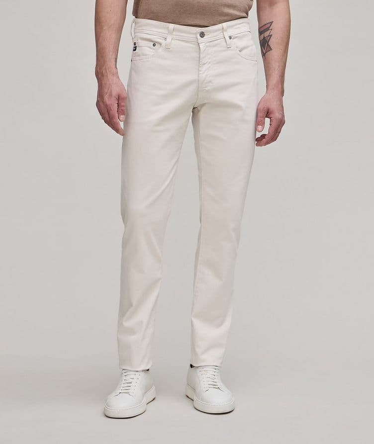 Pantalon Tellis en coton extensible de coupe moderne amincie image 1