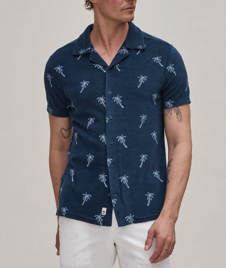 Anton Palm Tree Cotton-Blend Camp Shirt image 1