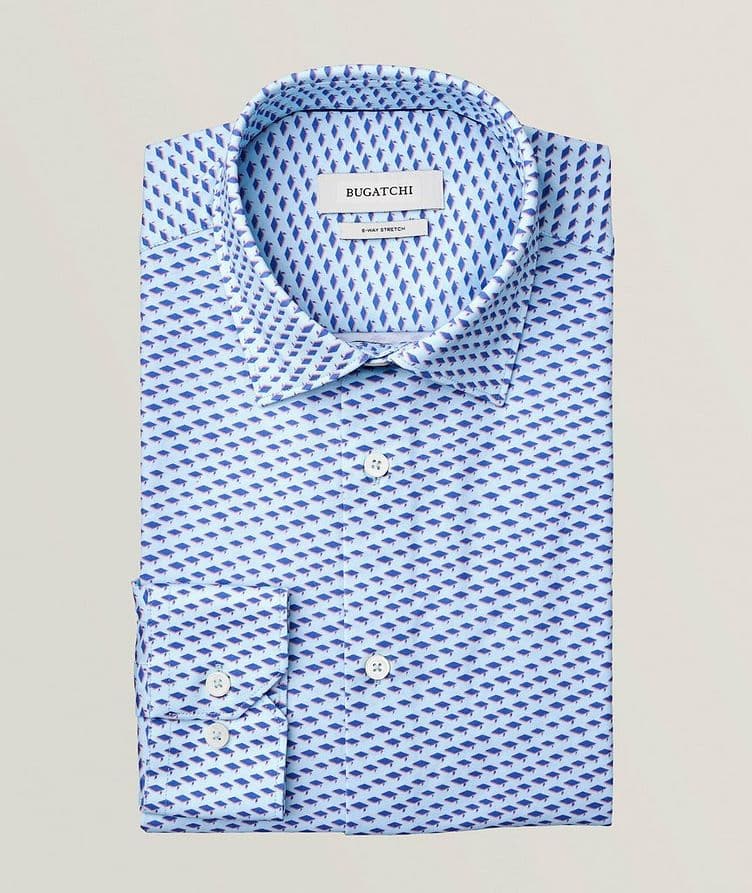 Chemise décontractée en tissu OoohCotton à motif géométrique image 0