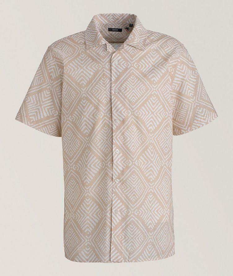 Malibu Geometric Cotton Camp Shirt  image 0