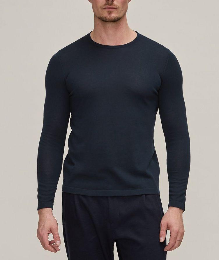 Cotton-Blend Knit Sweatshirt image 1