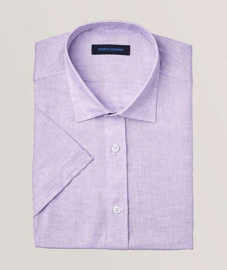 Mélange Linen Sport Shirt  image 0