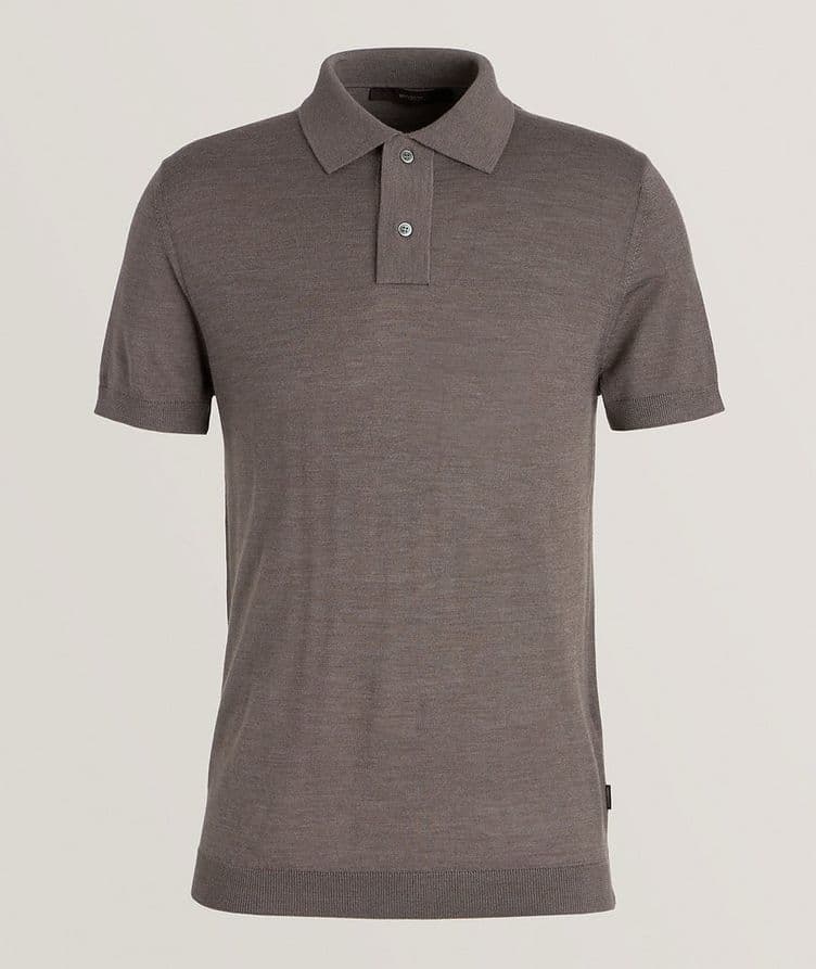 Nando Wool, Silk & Cashmere Knitted Polo image 0