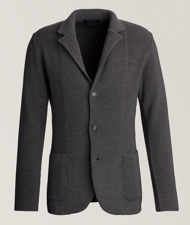 Patrick Assaraf Extra-Fine Merino Wool Sport Jacket