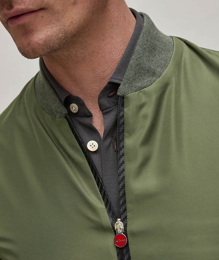 Technical Fabric Bomber Jacket image 3