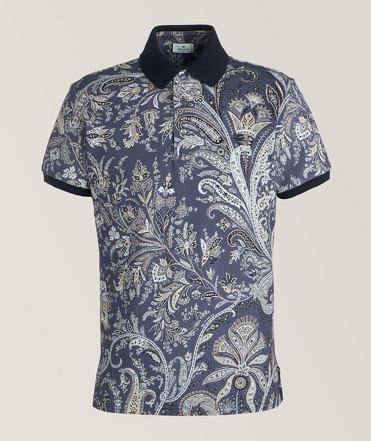 Paisley Cotton Polo image 0