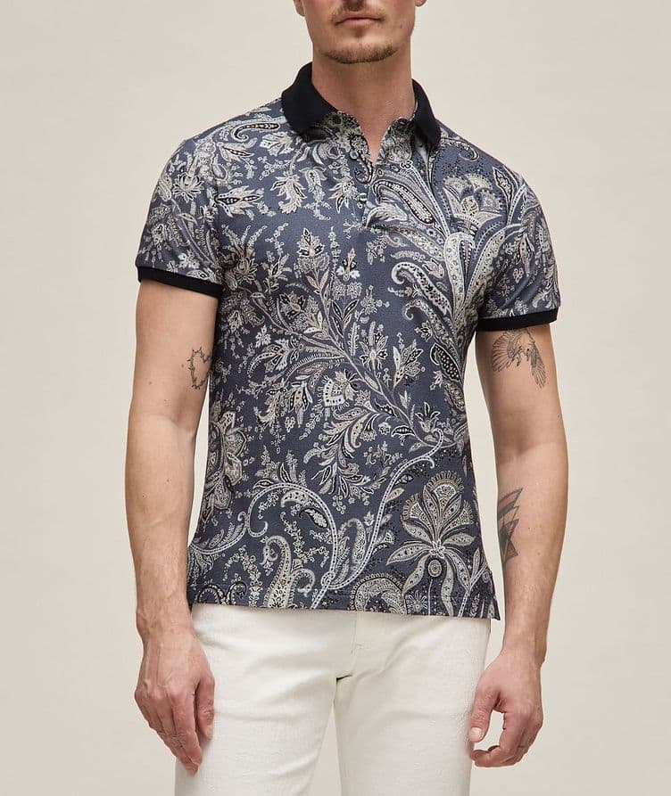 Paisley Cotton Polo image 1