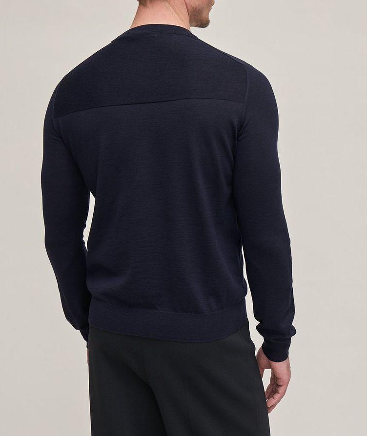 Tonal Stripe Fine Virgin Wool Sweater  image 2