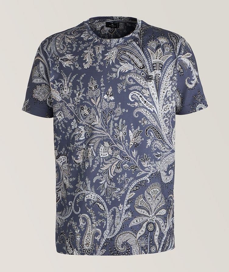 Paisley Cotton T-Shirt  image 0