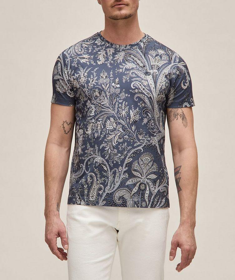 Paisley Cotton T-Shirt  image 1