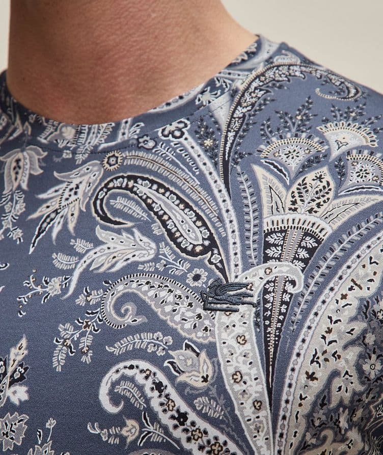 Paisley Cotton T-Shirt  image 3