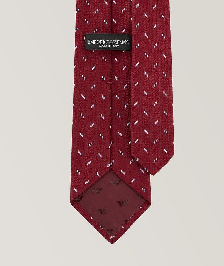 Neat Pattern Silk Tie  image 1