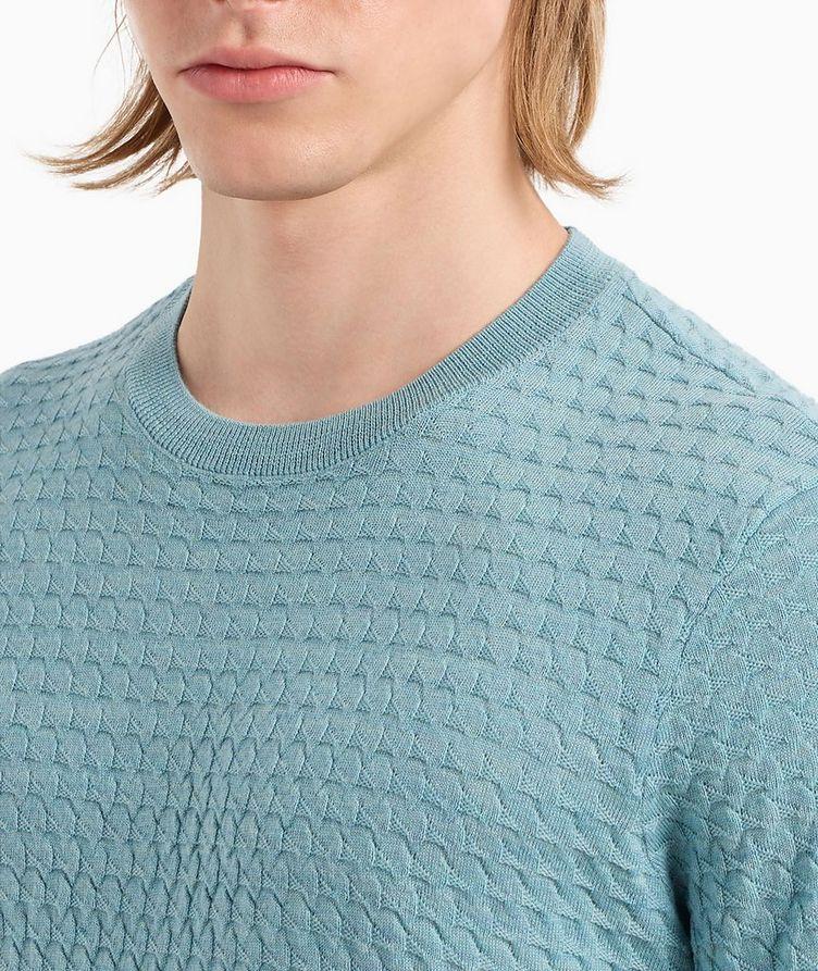 Jacquard Virgin Wool Sweater image 3