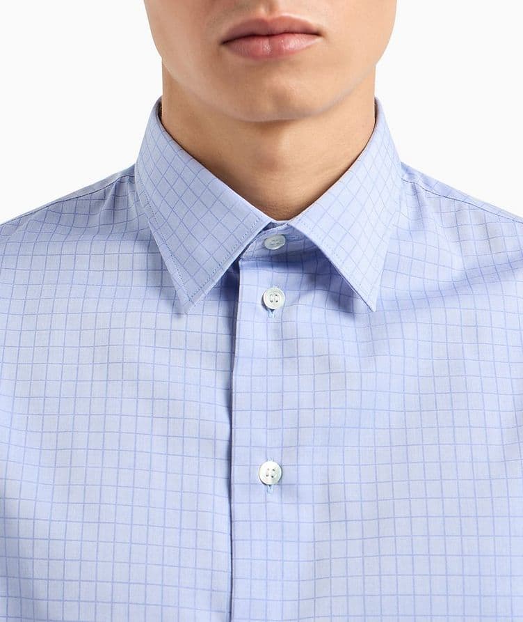 Micro Checked Cotton Sport Shirt image 3