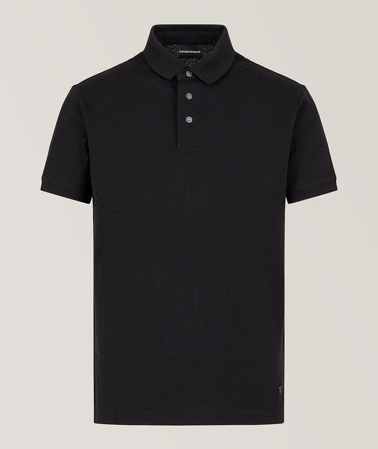 Jacquard Herringbone Polo image 0