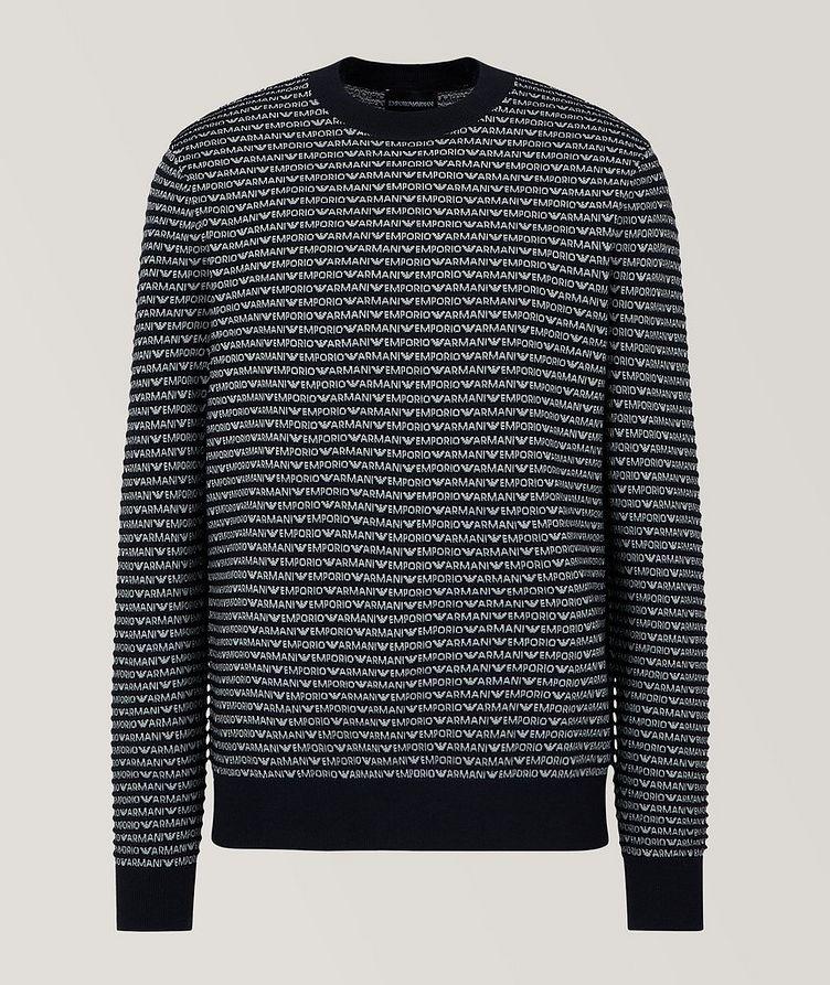 Monogram Wool Pullover image 0