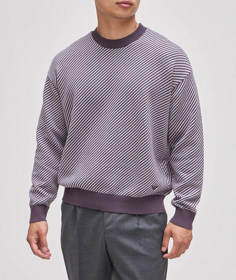 Striped Cotton Sweater  image 1