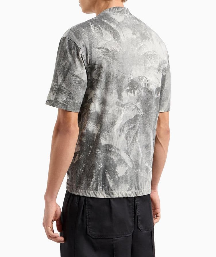 Palm Tree Cotton Jersey T-Shirt image 2