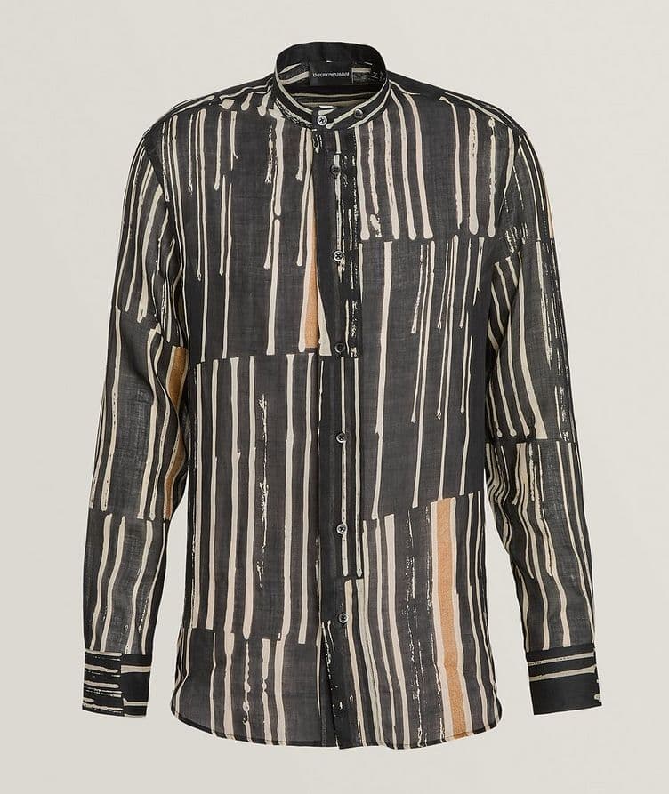 Smudged Stripe Sport Shirt  image 0