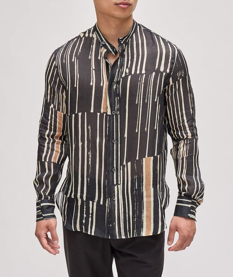 Smudged Stripe Sport Shirt  image 1