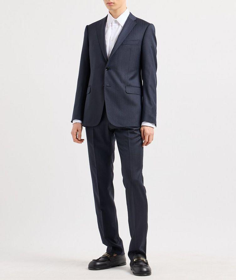 M-Line Pick Stitched Virgin Wool Suit  image 5