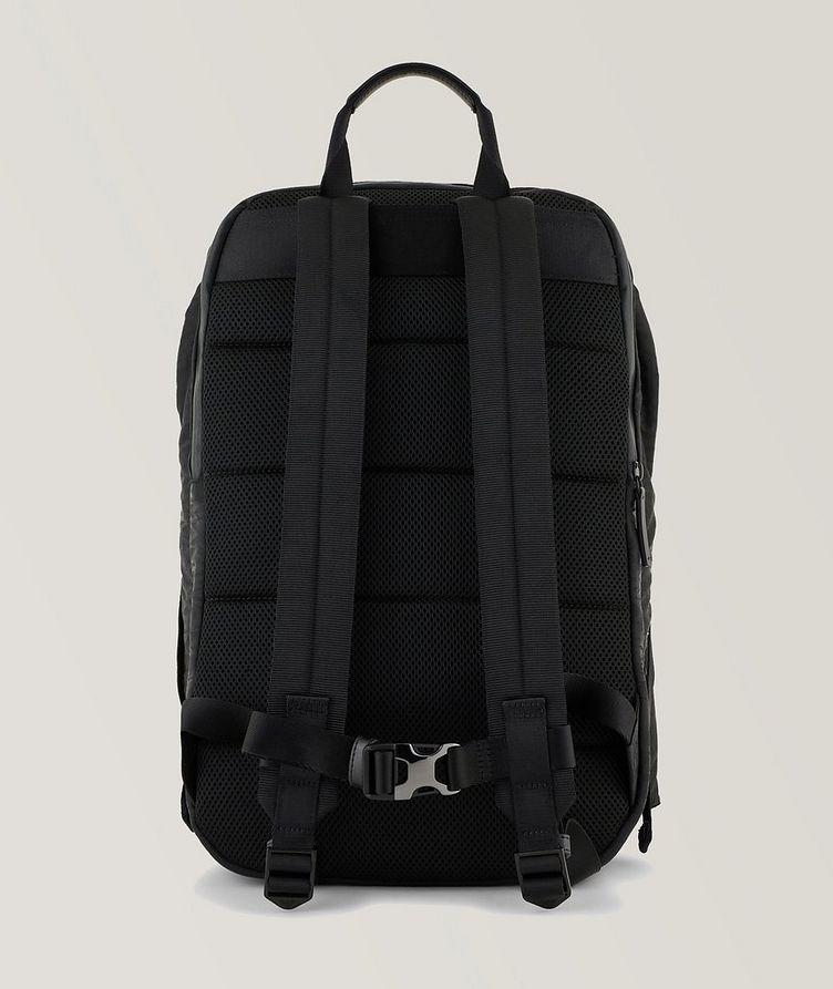 Tonal Allover Jacquard Logo Nylon Backpack image 1