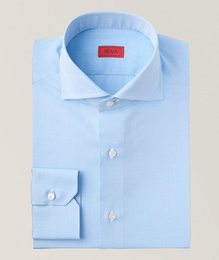 Slim Fit Solid Dress Shirt image 0