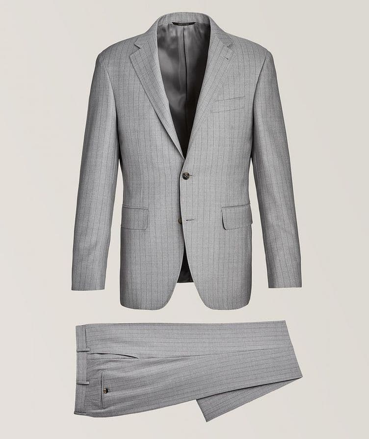 Kei Striped Panel Wool Suit image 0