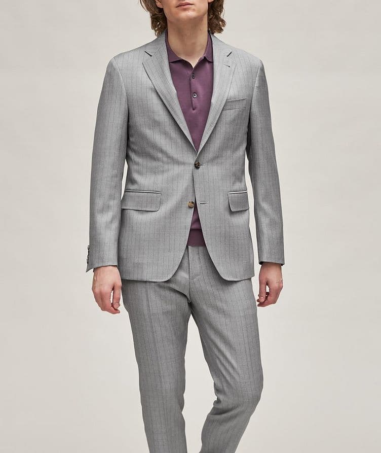 Kei Striped Panel Wool Suit image 1