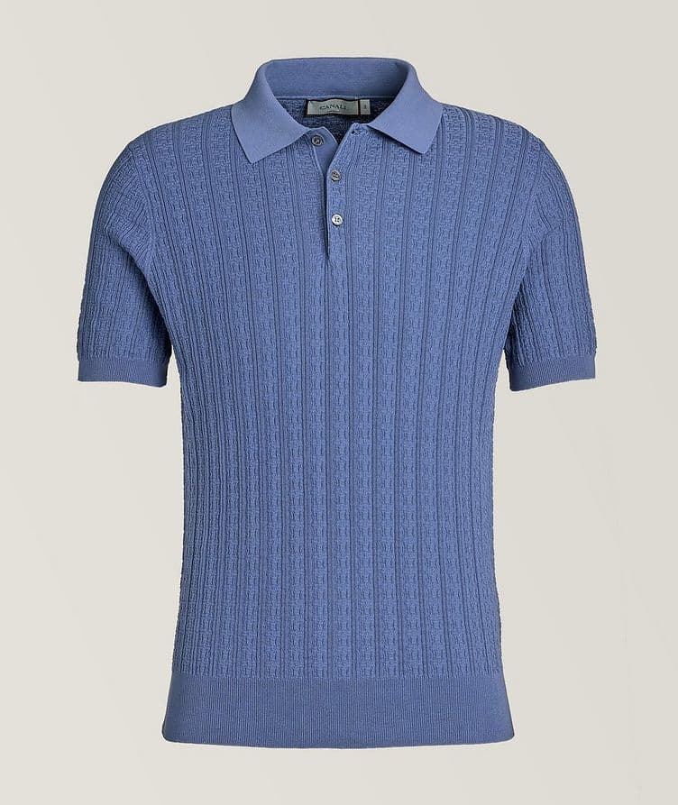 Textured Cotton Polo image 0