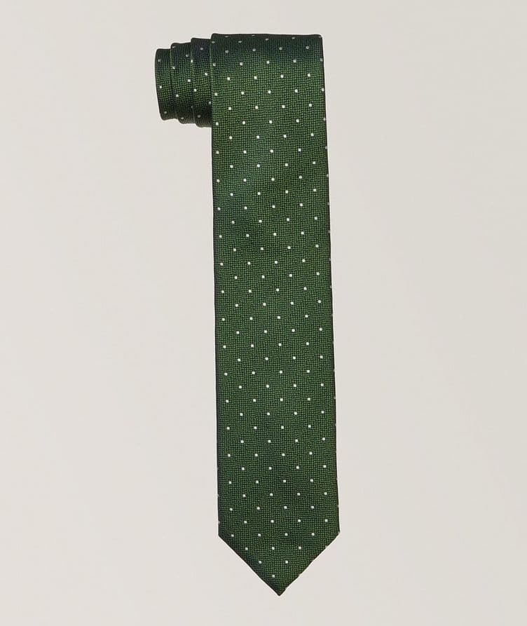 Polka Dot Silk Tie image 0