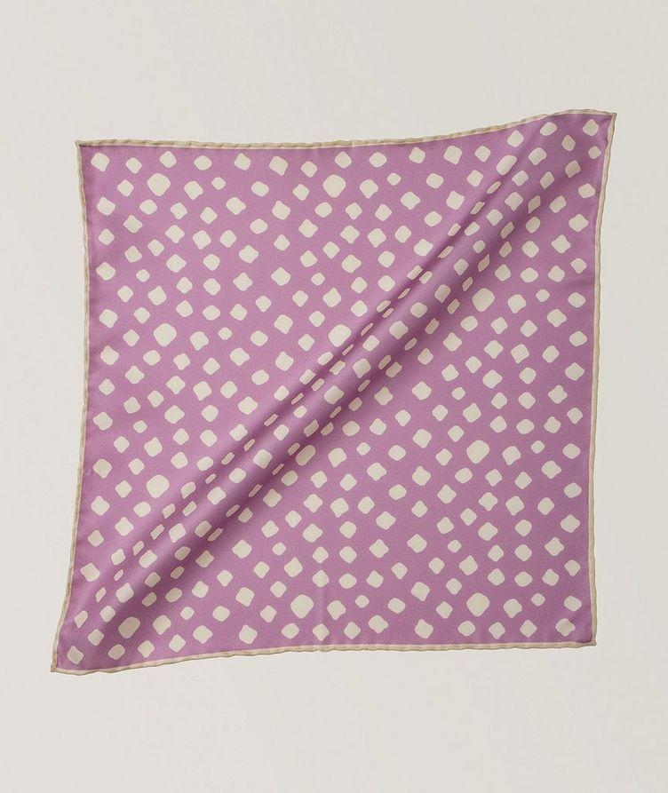 Abstract Polka Dot Silk Pocket Square image 0