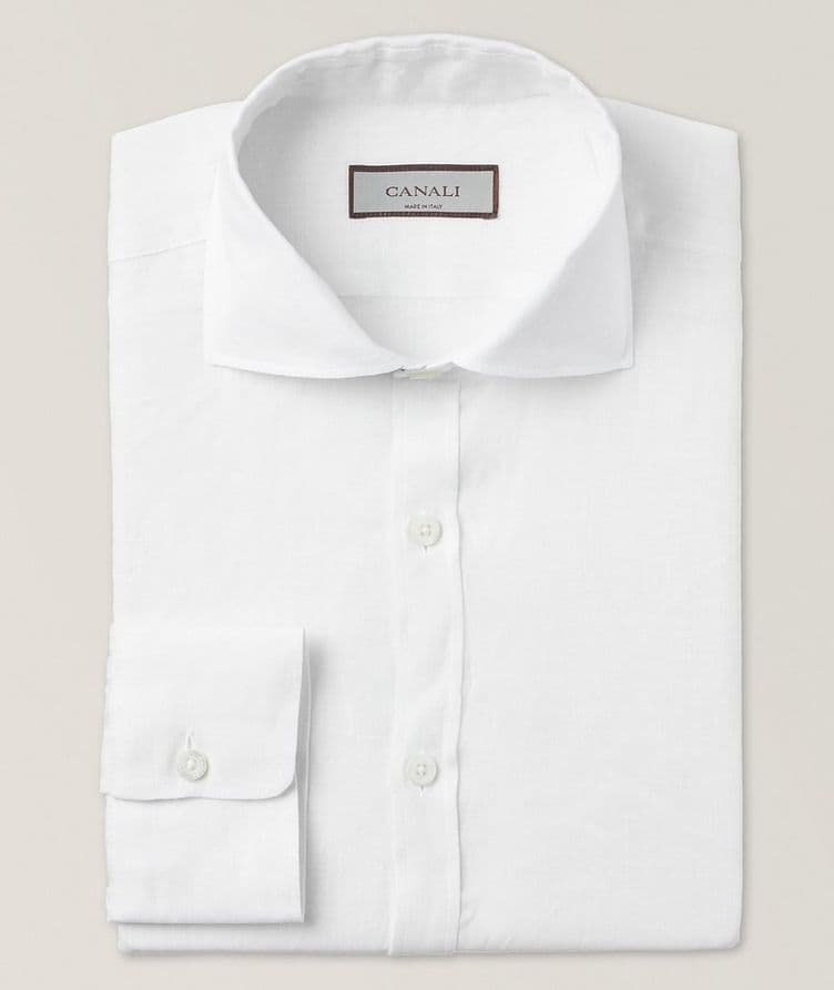 Solid Linen Sport Shirt image 0