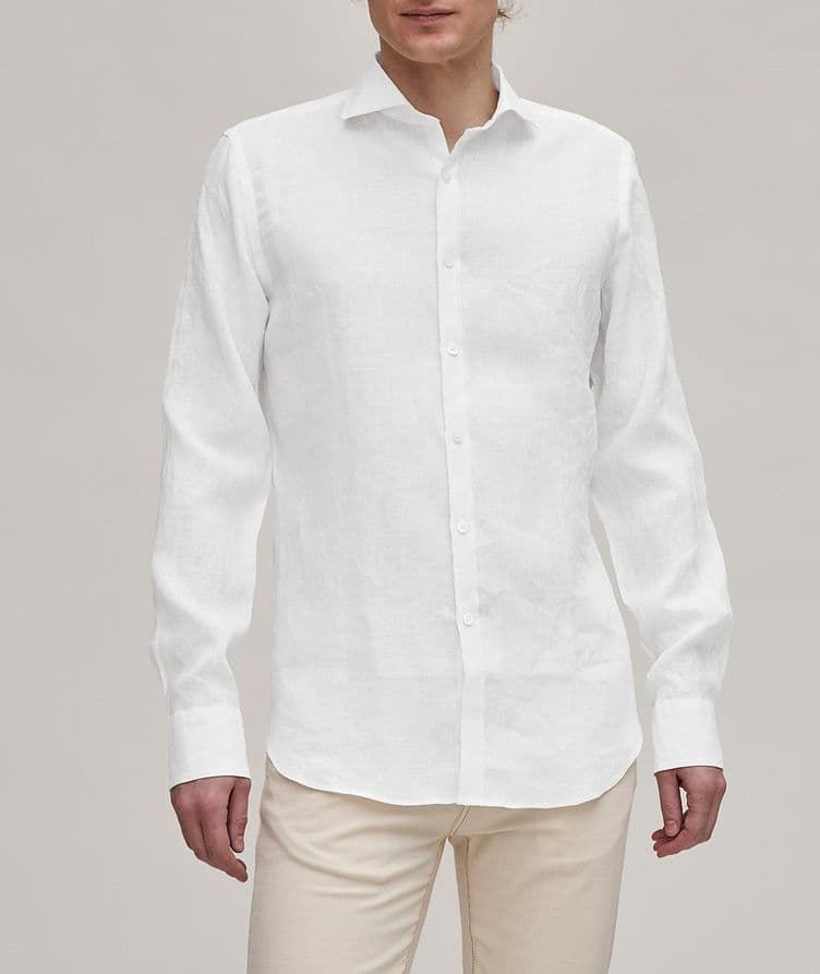 Solid Linen Sport Shirt image 1