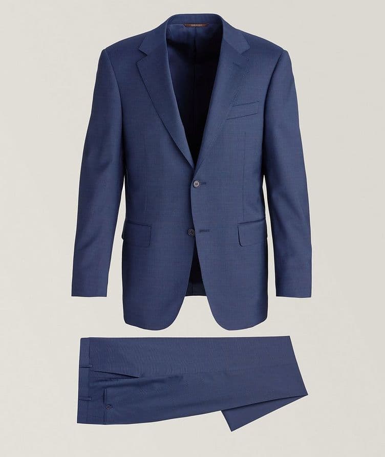 Check Stretch-Wool Suit  image 0