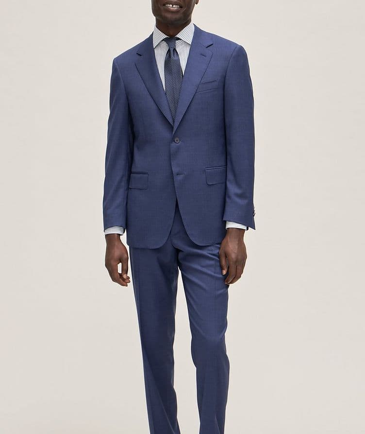 Check Stretch-Wool Suit  image 1