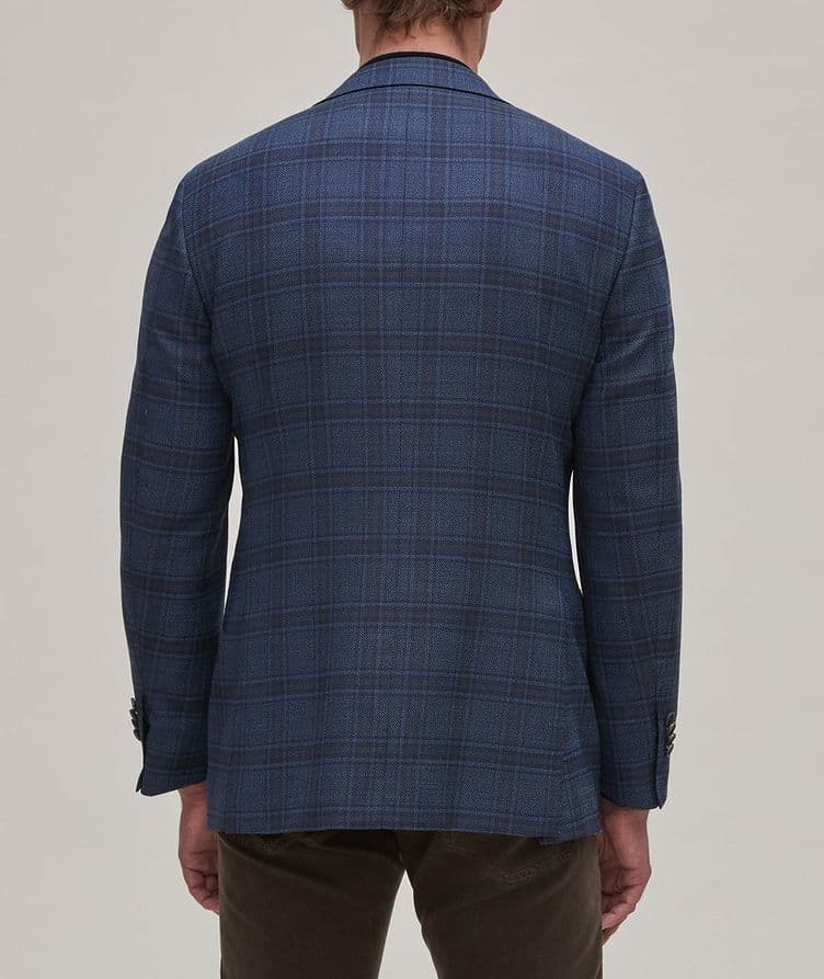 Check Stretch Wool-Blend Sport Jacket image 2