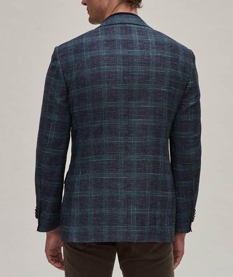 Windowpane Stretch Wool-Blend Sport Jacket image 2