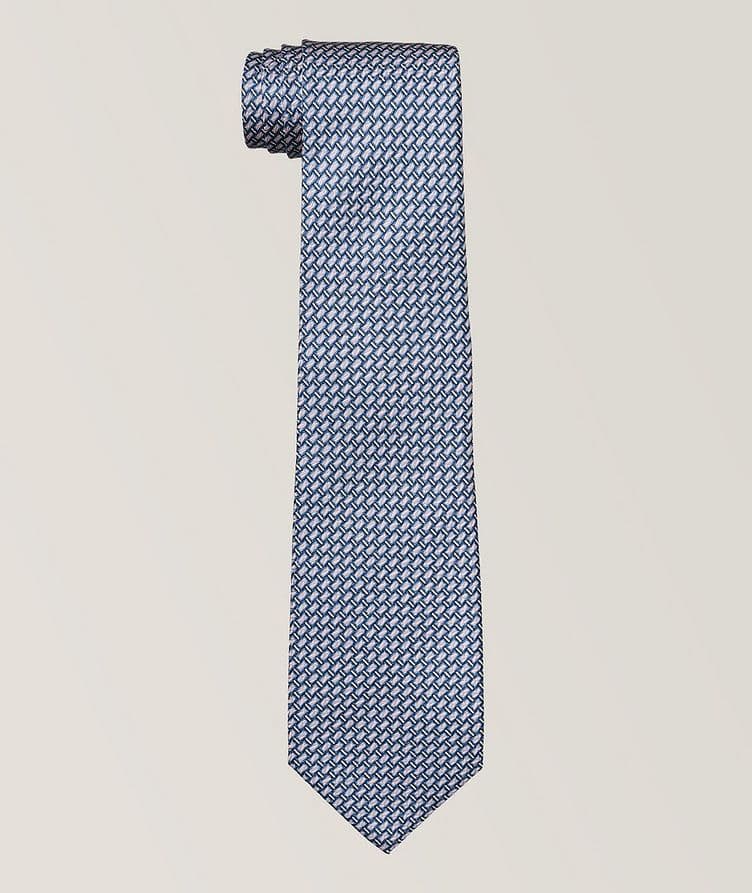 Geometric Silk Tie image 0