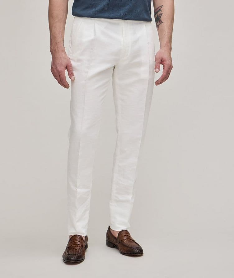 Pantalon Shebha en lin et en coton image 1