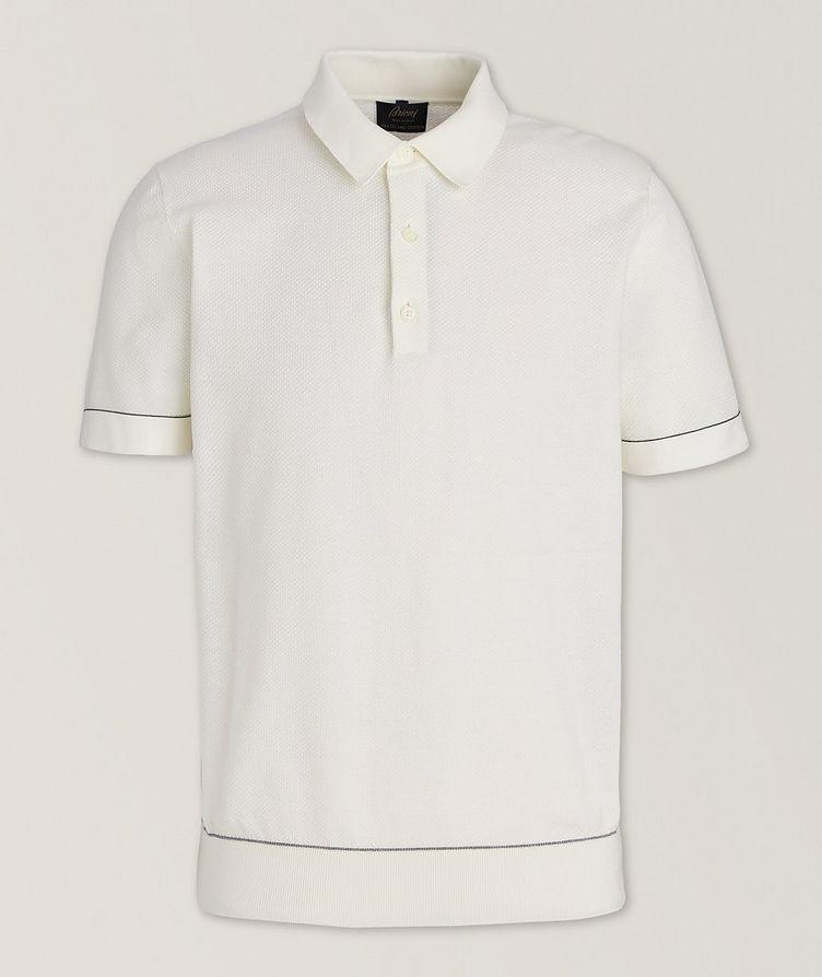 Textured Sea Island Cotton Polo image 0