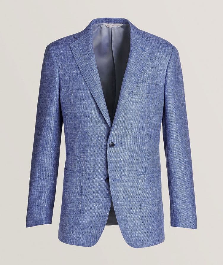 Cosmo Mélange Wool, Silk & Linen Sport Jacket image 0