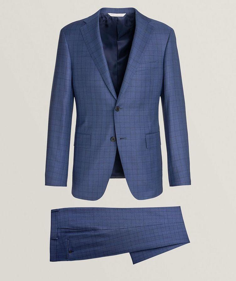 Plaid Super 100's Wool Suit image 0