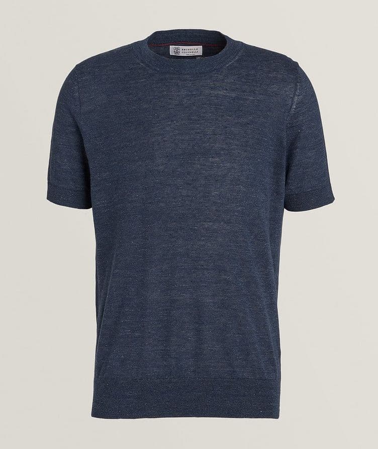 Mélange Linen-Cotton T-Shirt image 0