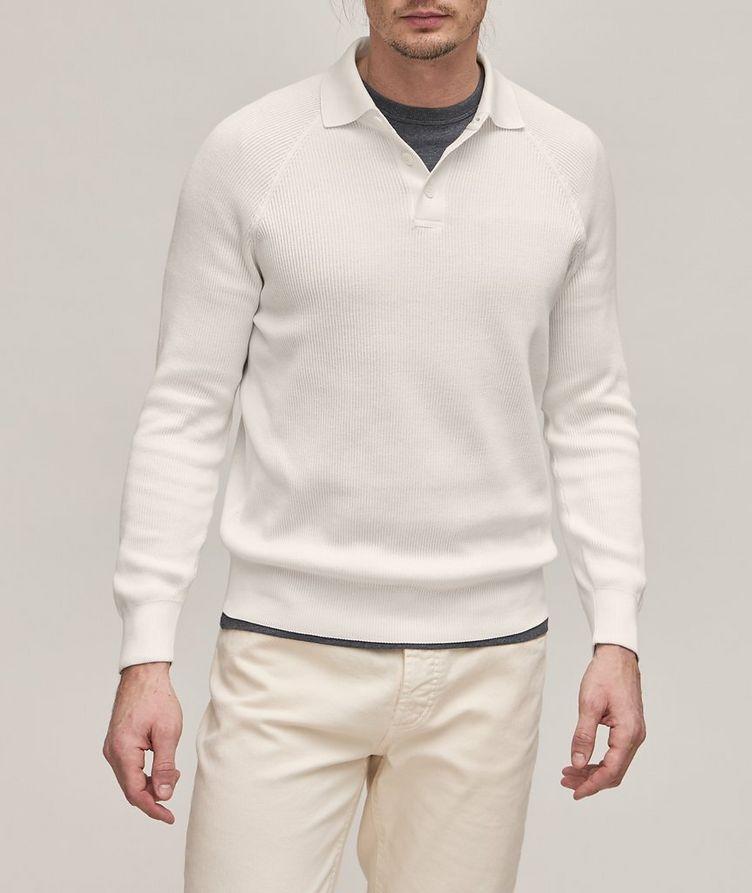 Ribbed Cotton Polo  image 1