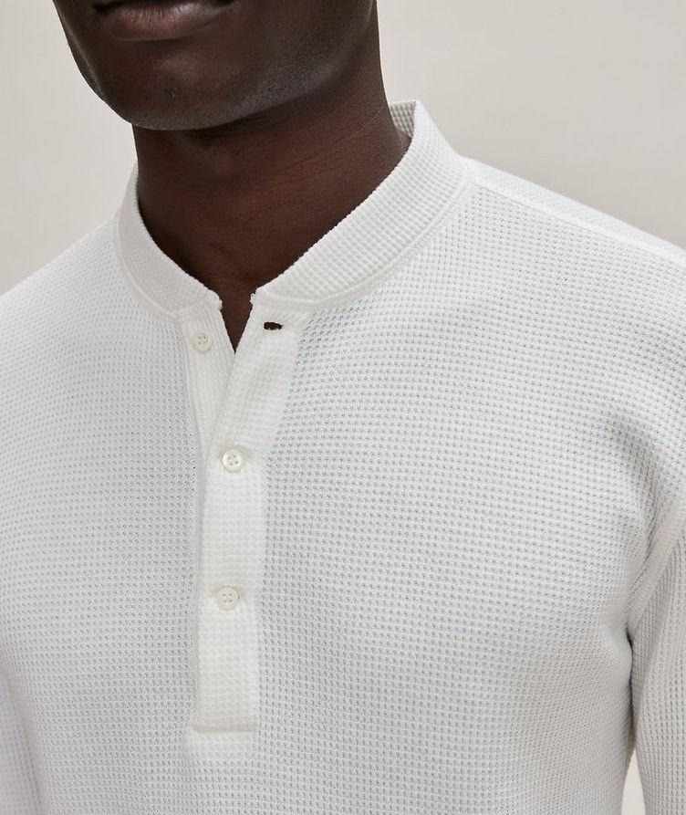 Textured Cotton Henley image 3