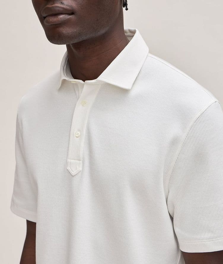 Ribbed Cotton Polo image 3