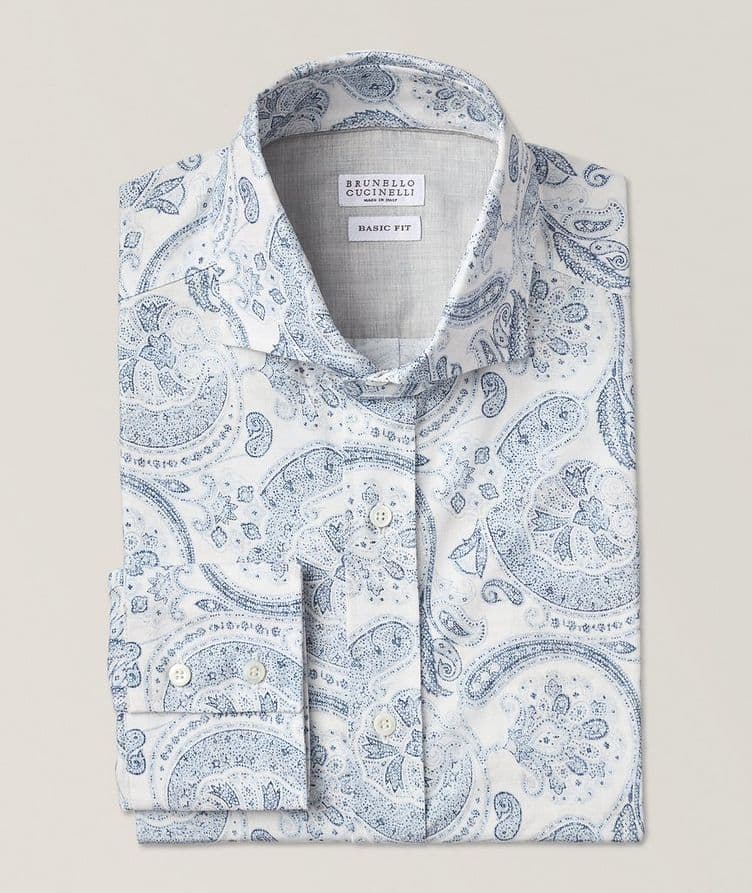 Paisley Linen Sport Shirt image 0